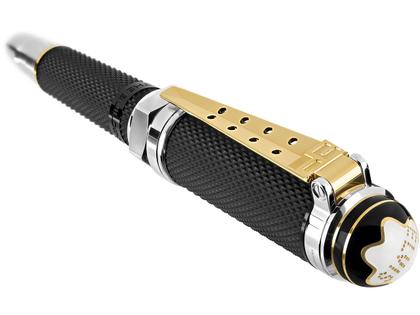 Montblanc Special Edition Great Characters Elvis Presley Kugelschreiber – Schreibgeräte Kugelschreiber in schwarz und aus Edelharz und platiniert. – Ansicht 2