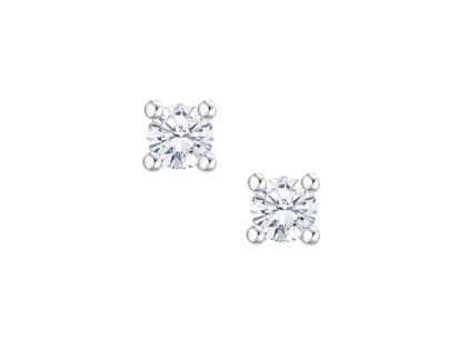 Giloy-Bellaluce Bella Luce Ohrstecker Weißgold mit Brillant 0,180ct – Ohrschmuck Ohrstecker aus 585 Weißgold.