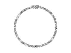 Fope Prima Armband mit  5 Brillanten Weißgold – Armschmuck Armband aus 750 Weißgold. – Ansicht 2