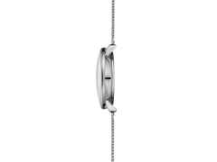 Sternglas Naos XS Quarz Edelstahl 33mm weißes Zifferblatt Metallband – Damenuhren Uhr mit Datum aus Edelstahl. Das Gehäuse ist rund und silber. Das Edelstahlarmband ist silber. Das Zifferblatt ist ein Index in weiß. – Ansicht 3