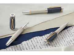 Montblanc Writers Edition                    2024: Jane Austen Limited Edition Kugelschreiber – Schreibgeräte Kugelschreiber in beige und aus Edelharz, Metall, platiniert und vergoldet. – Ansicht 3