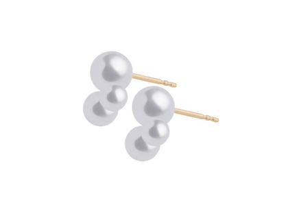 Schmuckwerk Wolke Gelbgold: Ohrstecker – Ohrschmuck Ohrstecker aus 750 Gelbgold.