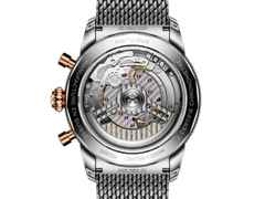 Breitling Superocean Heritage B01 Chronograph Automatik Edelstahl 42mm schwarzes Zifferblatt Metallband – Herrenuhren Chronograph aus 750 Rotgold, Edelstahl und Keramik. Das Gehäuse ist rund und silber. Das Edelstahlarmband ist silber. Das Zifferblatt ist ein Index in schwarz. – Ansicht 3