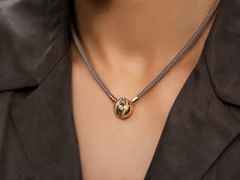 Jörg Heinz Mystery Sphere Wechselschließe Roségold mit Tahitiperle und Brillanten 0,300ct – Anhänger Collier Schließe aus 750 Rotgold, 750 Weißgold und und . – Ansicht 5