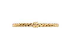 Fope Eka Flex'It  Armband   schmal Gelbgold 1 Ronde mit Brillant 0,01ct M flexibel – Armschmuck Armband aus 750 Gelbgold. – Ansicht 4