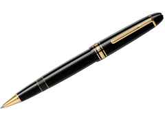 Montblanc Meisterstück LeGrand Rollerball Edelharz vergoldet – Schreibgeräte Rollerball vergoldet.