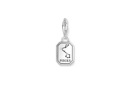 Thomas Sabo Charm-Anhänger Sternzeichen Fische Silber – Anhänger Anhänger mit Besatz aus 925 Silber. – Ansicht 2