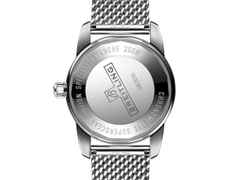 Breitling Superocean Heritage B20 Automatic 42 Edelstahl schwarzes Zifferblatt Metallband – Herrenuhren Uhr mit Datum aus 750 Rotgold, Edelstahl und Keramik. Das Gehäuse ist rund und silber-roségold. Das Edelstahlarmband ist silber. Das Zifferblatt ist ein Index in schwarz. – Ansicht 2