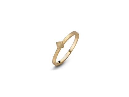 Spirit Icons Ring Block Silber gelbgold – Ringe Ring aus 925 Silber.