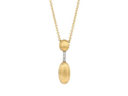 Nanis Dancing in the Rain Elite Collier Gelbgold – Halsschmuck Collier aus 750 Gelbgold, 750 Weißgold und und .