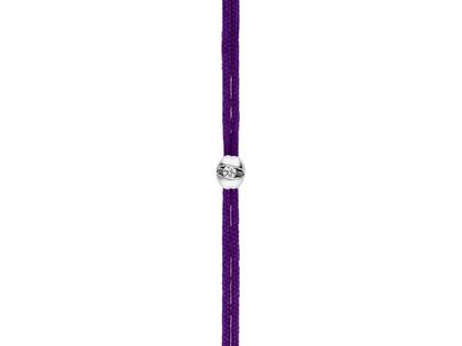 Schaffrath Colortaire Armband Weißgold mit Brillant 0,015 Ultraviolet – Armschmuck Armband in lila und aus 750 Weißgold.