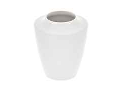 Meissen Vase Cosmopolitan weiß 21 cm – Porzellanwaren Porzellanvase in weiß und aus Porzellan.