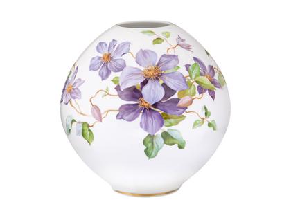 Meissen Vase Clematis weiß Gold 20,4 cm Limited Edition 2021 – Porzellanwaren Porzellanvase in weiß und aus Porzellan und vergoldet.