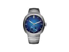H. Moser & Cie. Streamliner Small Seconds Blue Enamel Automatic Edelstahl 39mm blaues Zifferblatt Metallband – Herrenuhren Uhr ohne Datum aus Edelstahl. Das Gehäuse ist rund und silber. Das Edelstahlarmband ist silber. Das Zifferblatt ist ein Index in blau.