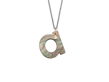 Halsschmuck Collier aus 750 Rotgold, 925 Silber und und .