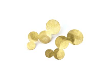 Maria Rzewuska KRK Ohrstecker Silber goldfarben – Ohrschmuck Ohrstecker aus 925 Silber und und vergoldet.