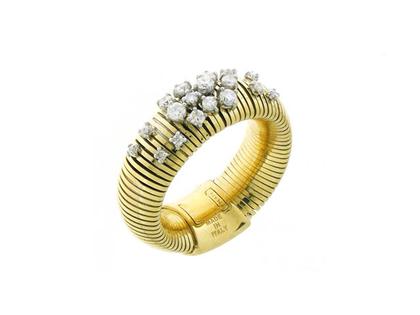 Chimento Stardust Ring Gelbgold – Ringe Ring mit Besatz aus 750 Rotgold, 750 Weißgold und und .