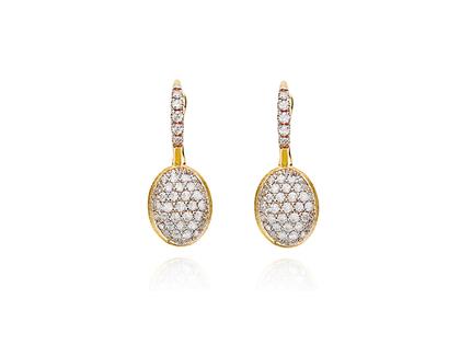 Nanis Dancing in the Rain Elite Ohrhänger Gelbgold mit Brillantbesatz – Ohrschmuck Ohrhänger aus 750 Gelbgold.