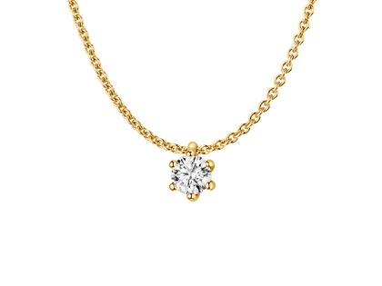 Halsschmuck Kette mit Anhänger aus 585 Gelbgold.