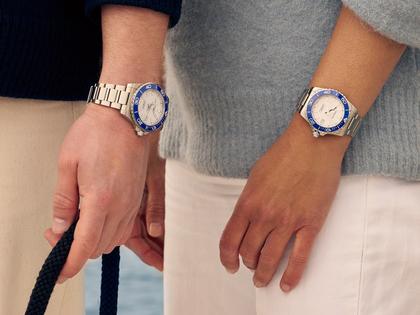 Longines HydroConquest Sylt Edition 2026 Automatik Edelstahl 39mm weißes Zifferblatt Metallband – Herrenuhren Uhr mit Datum aus Edelstahl und Keramik. Das Gehäuse ist rund und silber. Das Edelstahlarmband ist silber. Das Zifferblatt ist ein Index in weiß. – Ansicht 14