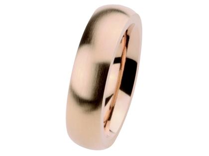 Ernstes Design R261 Ring – Ringe Trauring aus Edelstahl und und vergoldet.