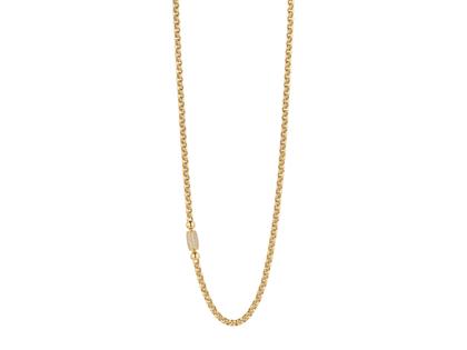 Jörg Heinz Collier Gelbgold 42cm mit Wechselschließen-Mechanik – Halsschmuck Collier aus 750 Gelbgold.