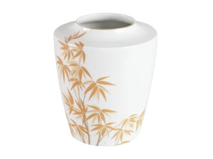 Meissen Cosmopolitan "Golden Bamboo" Vase Porzellan mit Golddekor 21cm – Porzellanwaren Tafelporzellan in weiß und aus Porzellan.
