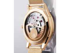 Omega Constellation Observatory Automatik Gelbgold 39mm goldenes Zifferblatt Goldband – Herrenuhren Uhr ohne Datum aus 750 Gelbgold. Das Gehäuse ist rund und gelbgold. Das Goldarmband ist gelbgold. Das Zifferblatt ist ein Index in gelbgold. – Ansicht 6