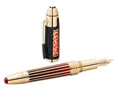 Montblanc Limited Edition Great Characters Jimi Hendrix 1942 Füllfederhalter – Schreibgeräte Füllfederhalter aus Metall und und vergoldet.