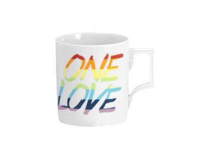 Meissen MUG Collection Henkelbecher #OneLove "One Love" – Porzellanwaren Tafelporzellan in weiß und aus Porzellan.