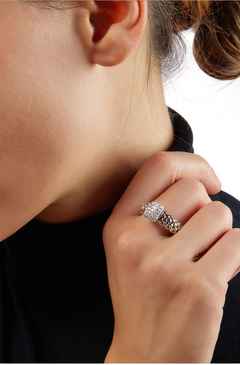 Fope FlexIt Vendôme Ring  Gelbgold Weite M Brillanten 0,410ct flexibel – Ringe Ring mit Besatz aus 750 Gelbgold. – Ansicht 2