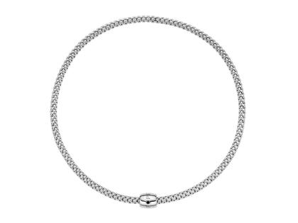 Halsschmuck Collier aus 750 Weißgold.