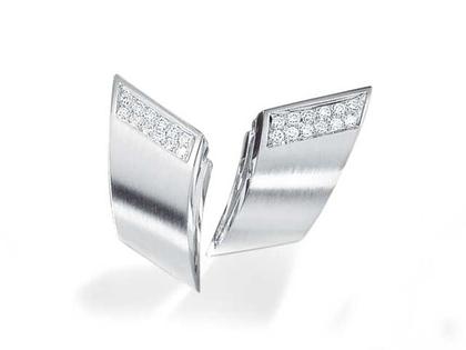 Cédé Art of Jewellery Ohrstecker Weißgold mit Brillanten 0,360ct – Ohrschmuck Ohrstecker aus 750 Weißgold.