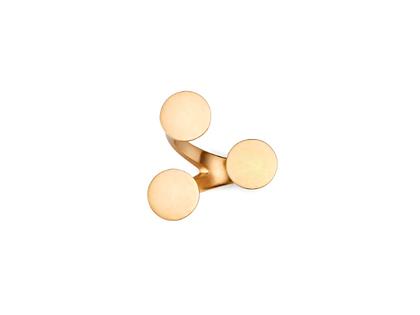 Angela Hübel Trinity Ring Roségold Größe 56 – Ringe Ring aus 750 Rotgold.