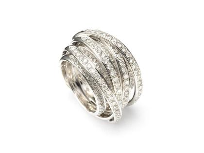 Mattioli Tibet Ring Weißgold mit Brillanten – Ringe Ring mit Besatz aus 750 Weißgold.