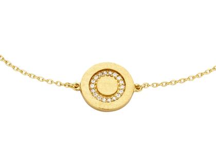 Spirit Icons Armband Iris Silber gelbgold – Armschmuck Armband aus 925 Silber.
