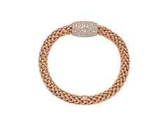 Fope Love Nest Flex'It Armband Roségold 1 Schmuckelement Brillanten 3,93ct M flexibel – Armschmuck Armband aus 750 Rotgold. – Ansicht 2
