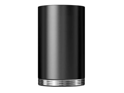 El Casco Stifteköcher aus Messing schwarz und verchromt – Büroaccessoires Stifthalter in schwarz und aus Messing. – Ansicht 2