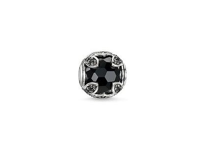 Thomas Sabo Karma K0079 Bead Lotos – Anhänger Anhänger mit Besatz aus 925 Silber.