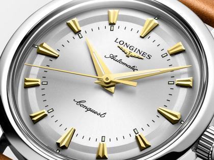 Longines Conquest Heritage Automatik Edelstahl 38mm silbernes  