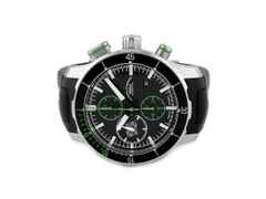 Mühle Glashütte Rallye-Chronograph GLP Limited Edition Automatik 45mm Kautschukband M1-40-93-201 Full Set mit Garantie Occasion Neu – Herrenuhren Chronograph aus Edelstahl. Das Gehäuse ist rund und silber. Das Kautschuk / Kunststoff / Silikon Armband ist schwarz. Das Zifferblatt ist ein Index in schwarz.