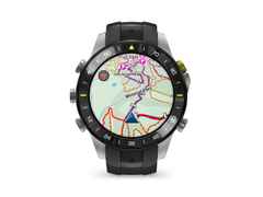 Garmin MARQ Athlete Gen 3 Titan 47mm digitales Display schwarzes Kautschukband – Herrenuhren Uhr Multifunktion aus Kautschuk, Keramik und Titan. Das Gehäuse ist rund und grau. Das Kautschuk / Kunststoff / Silikon Armband ist schwarz. Der Zifferblatt ist digital.