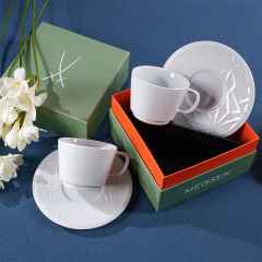 Meissen Espressotassen Set "Vitruv Graphic" – Porzellanwaren Tafelporzellan in weiß und aus Porzellan. – Ansicht 2