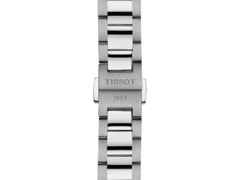 Tissot PR 100 Quarz Edelstahl 34mm silberfarbenes Zifferblatt Metallband – Damenuhren Uhr mit Datum aus Edelstahl. Das Gehäuse ist rund und silber. Das Edelstahlarmband ist silber. Das Zifferblatt ist ein Index in silber. – Ansicht 5