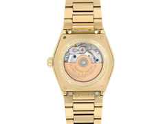 Frederique Constant Highlife Ladies Automatik Edelstahl Gelbgold-PVD 34mm weißes Zifferblatt Metallband – Damenuhren Uhr mit Datum aus Edelstahl und PVD beschichtet. Das Gehäuse ist rund und gelbgold. Das Edelstahlarmband ist gelbgold. Das Zifferblatt ist ein Index in weiß. – Ansicht 2
