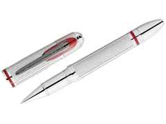 Montblanc Limited Edition Great Characters Enzo Ferrari 1898 Rollerball – Schreibgeräte Rollerball aus Metall und und platiniert.