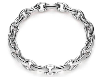 IsabelleFa Navette Collier 19 Weißgold – Halsschmuck Collier aus 750 Weißgold.