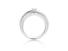 Capolavoro Magnifico Ring Weißgold mit Brillanten und Solitair – Ringe Ring mit Besatz aus 750 Weißgold. – Ansicht 2