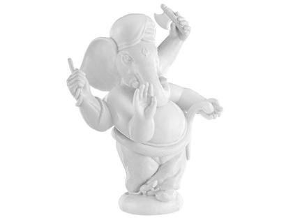 Meissen Figur Ganesha weiß – Porzellanwaren Porzellandekoration in weiß und aus Porzellan.