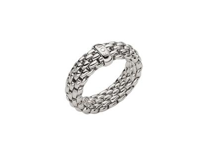 Fope Essentials Ring Weißgold flach schmal AN559 – Ringe Ring aus 750 Weißgold.